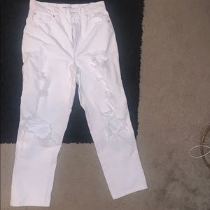 Garage vintage straight leg- high waisted jeans